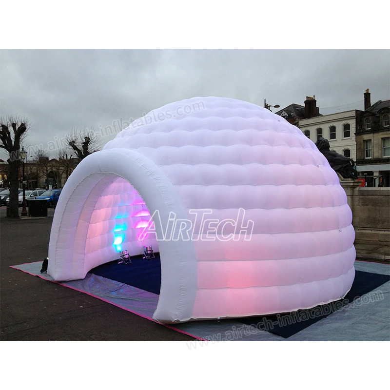 Cheap party dome tent, party tent lighting, inflatable tent event exhibition