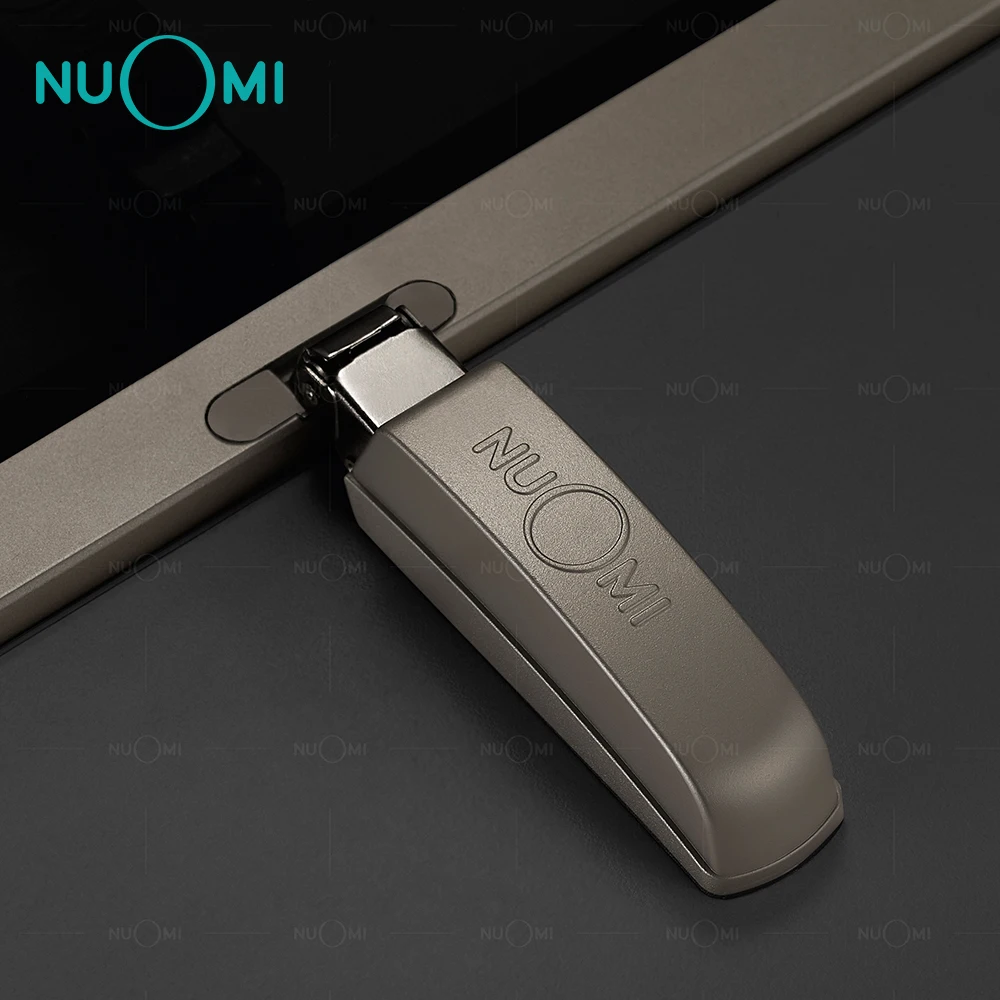 NUOMI Hardware Factory Wingless Hinge Cabinet Doors Carbon Steel Soft Close Adjustable Aluminium Damping Cabinet Hinges