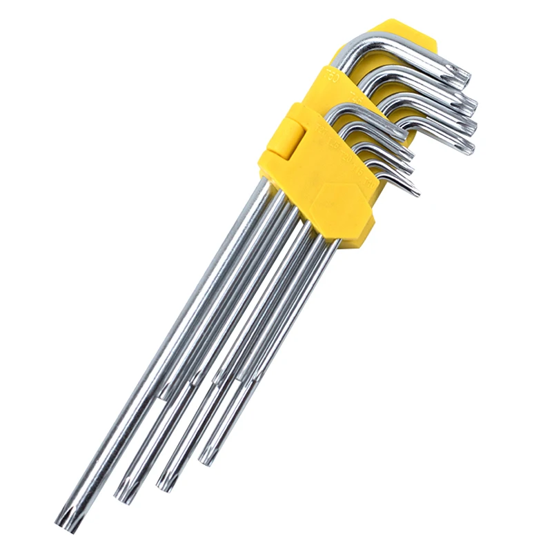 Factory price good quality L type specification torx key set torx key