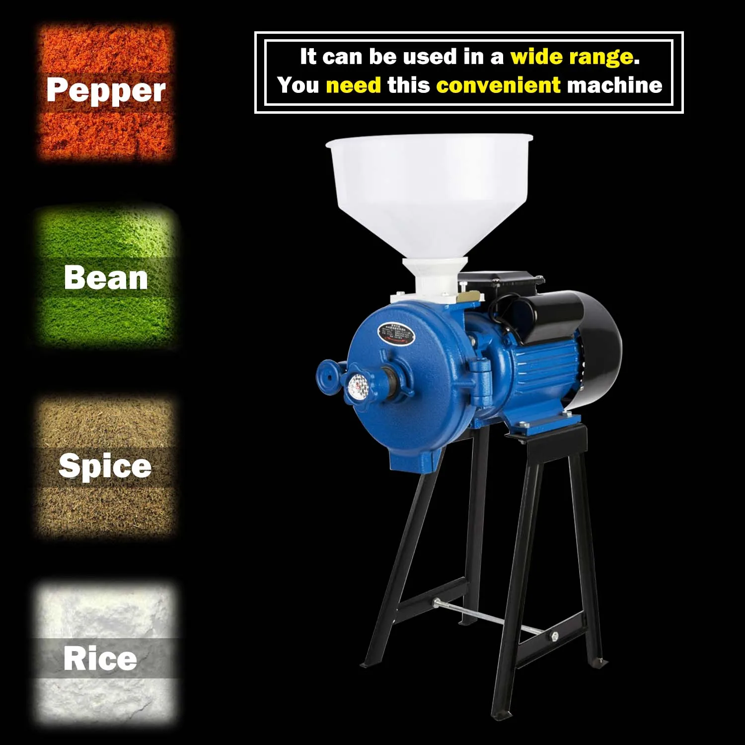 
flour mill home soybean grinder soya bean small scale machinery prices High quality feed crushing 