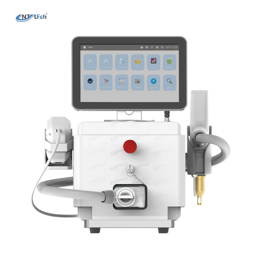 Portable 808nm diode laser nd yag laser hair removal machine 2 in 1