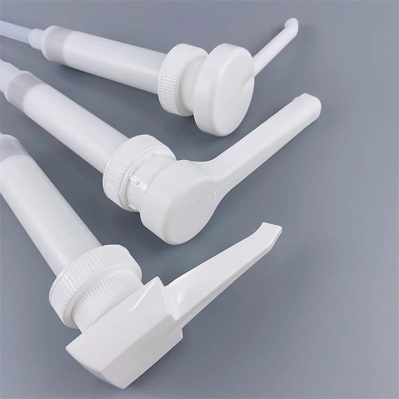 Free Sample 38/400 15 cc black white syrup pump plastic food sauce honey dispenser pump big dosage syrup pump