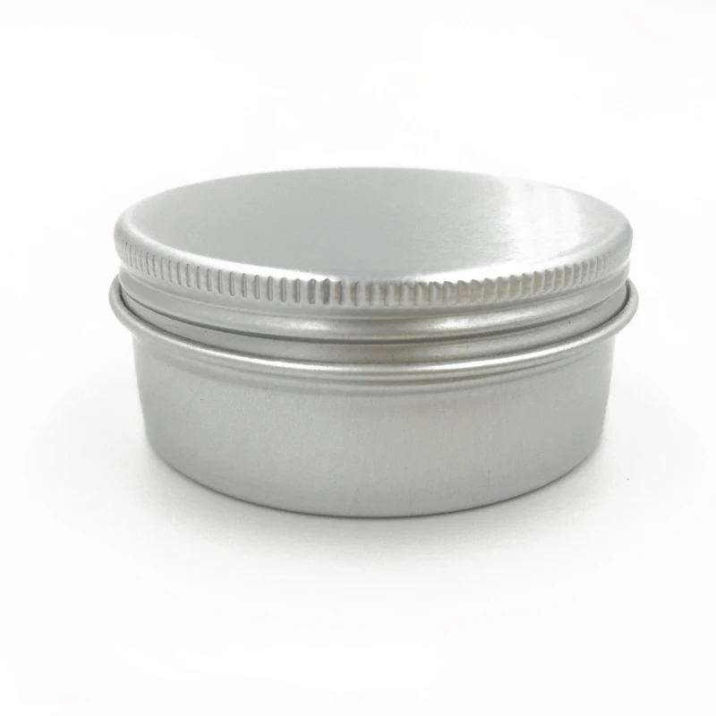 Chinese Round Package Smpty Aluminum Metal Jar  Container Tin Can for Solid Perfume