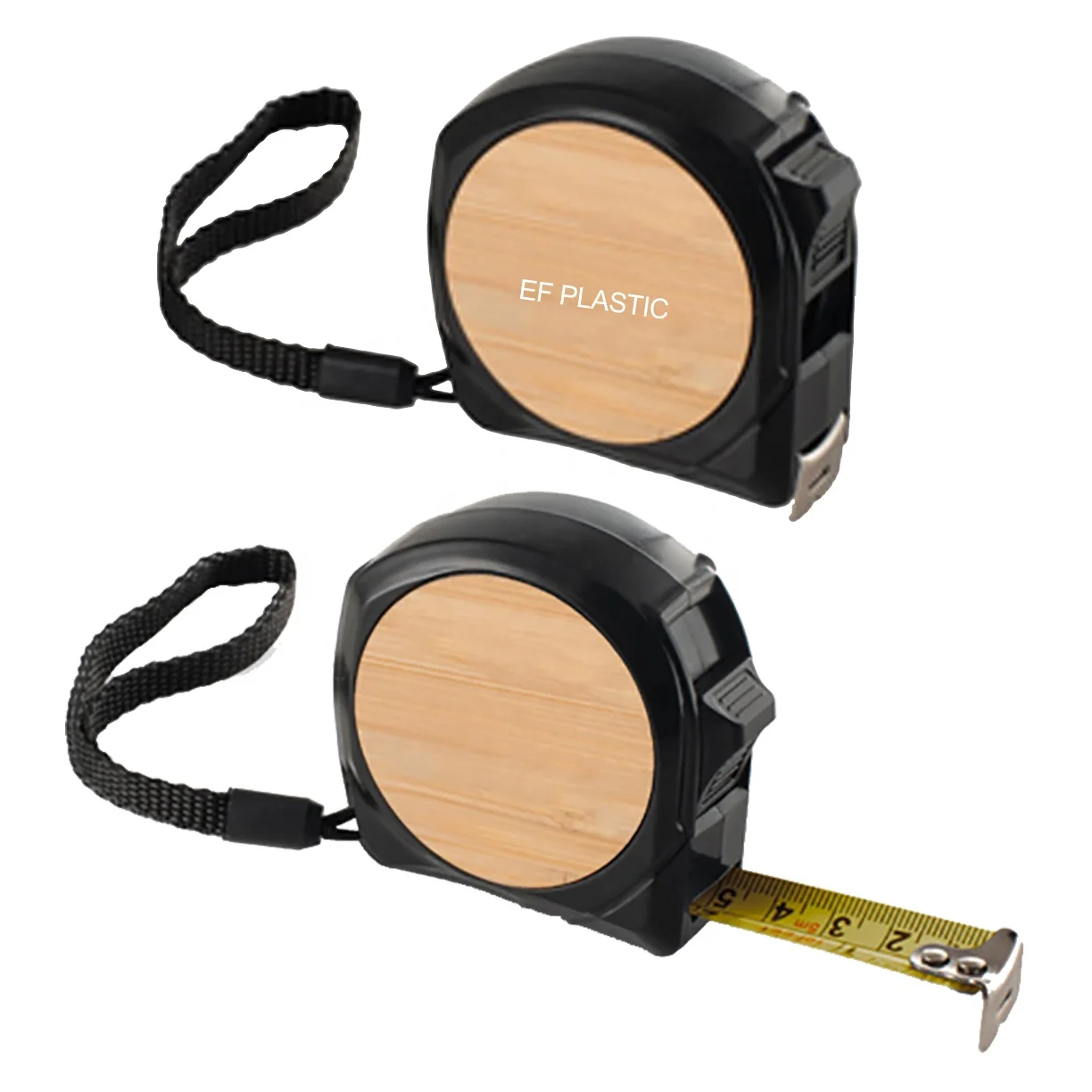 Trending products 2024 new arrivals 5m 16feet bamboo measuring tape 5 meter steel tape measure with metal belt clip