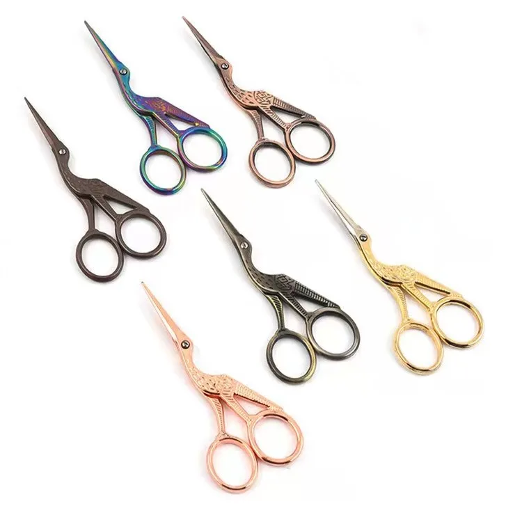 Crane Type Vintage Craft Small Embroidery Scissors