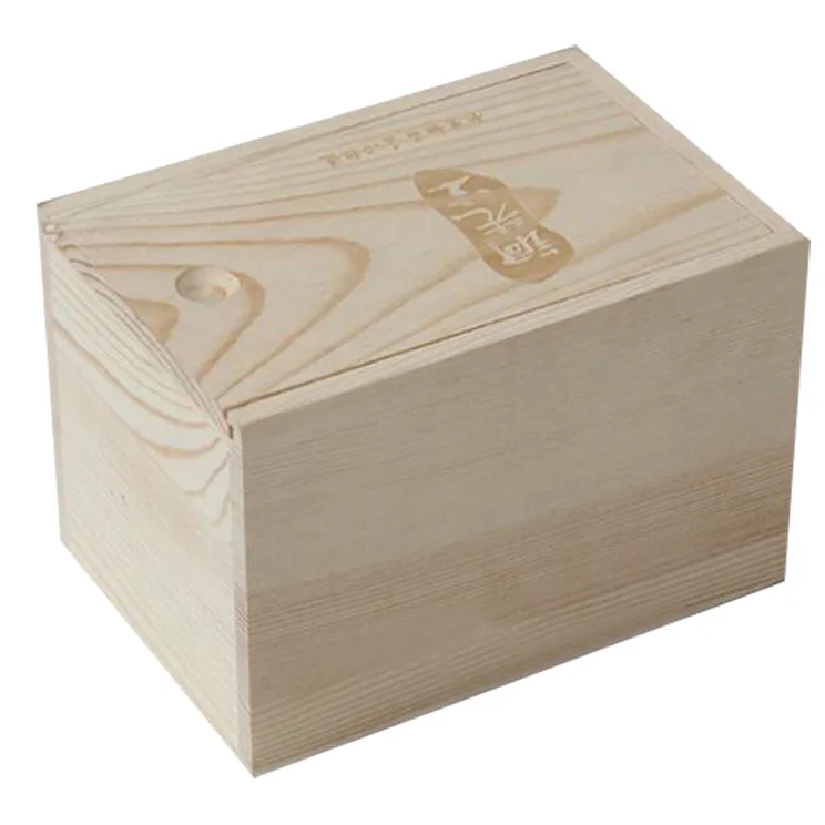 Custom wooden storage box with pull-out lid wooden box wooden essential oil box
