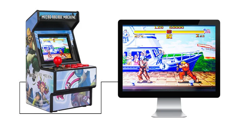 The latest new model 16 bit mini bartop arcade games machines  for kids