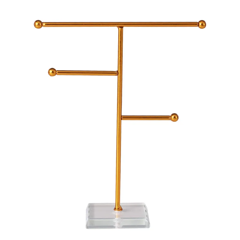 Nordic Iron Jewelry Rack Necklace Bracelet Earrings Jewelry Display Stand Racks Home Bedroom Decor Jewelry Rack