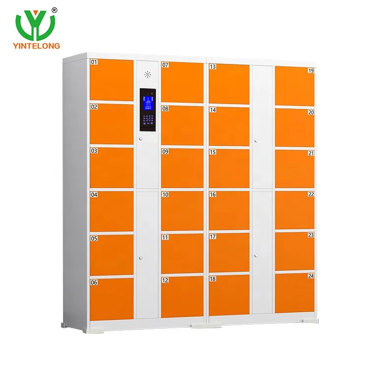 YL Smart Storage Locker Customized size&color Metal Steel Cabinet with Intelligent operating system steel storage cabinet