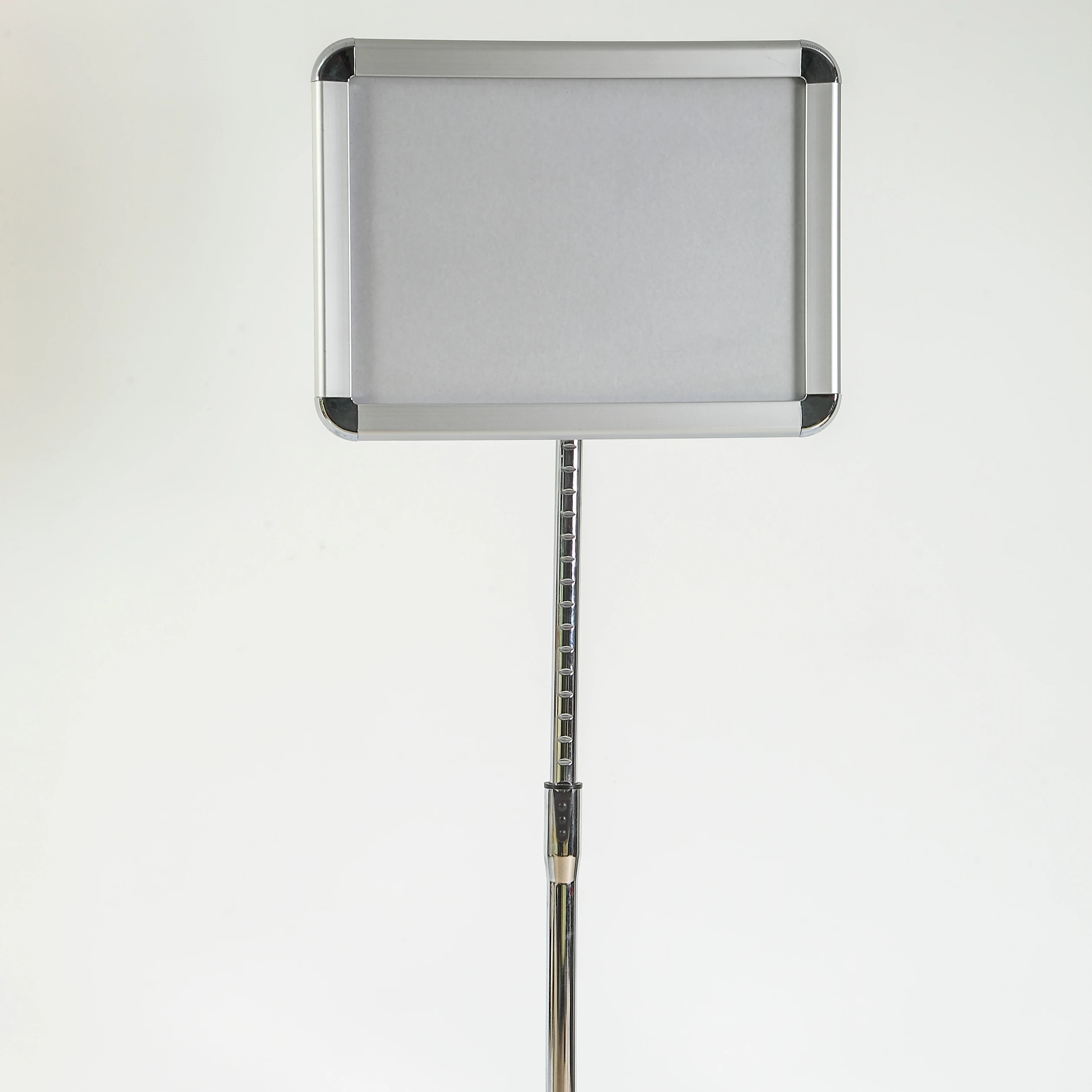 Advertising Support Board wSign Poster large rolled snap frame display stand racks Adjustable Metal Banner price top holder tag
