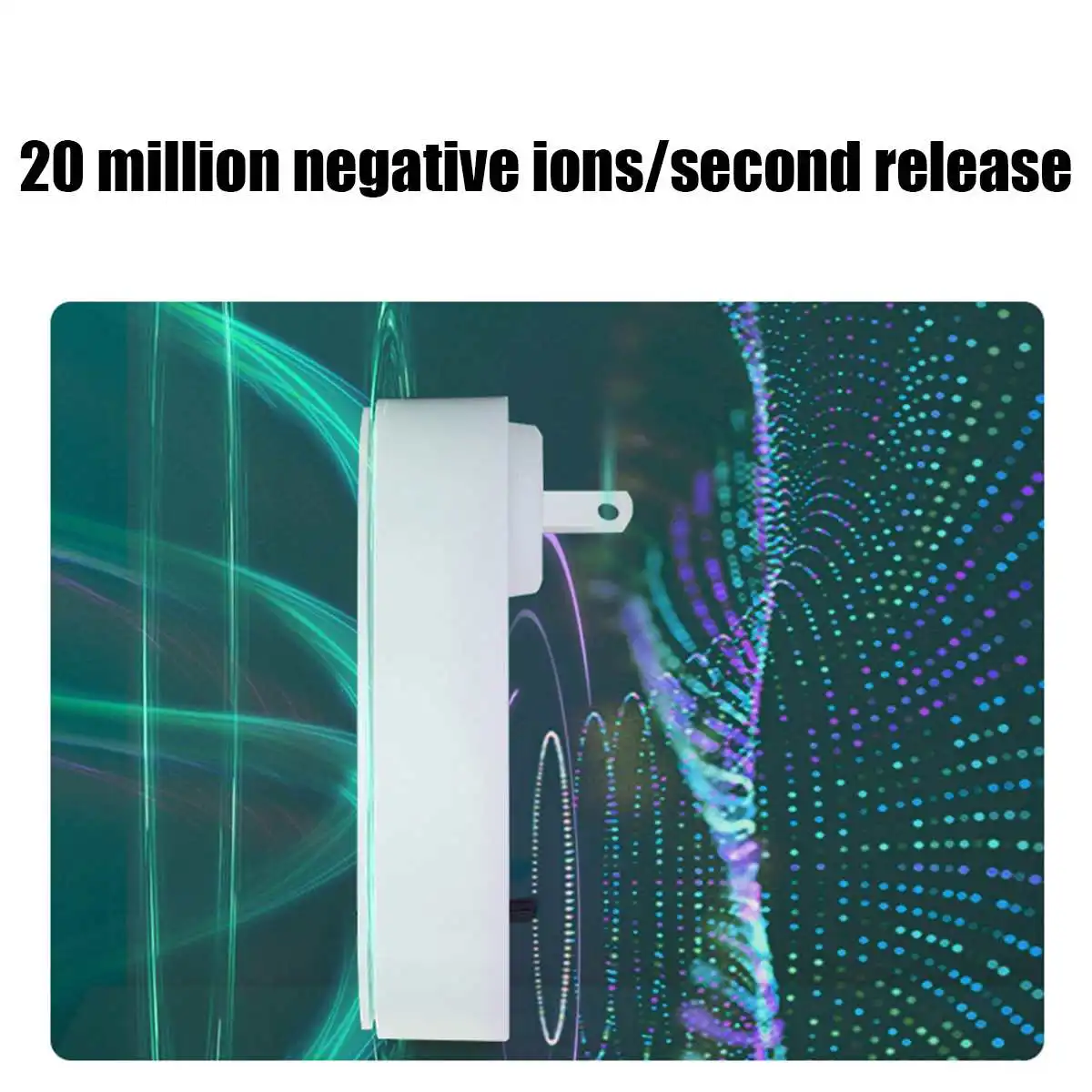 2024  trending Products Portable mini negative ion air purifier Plug In for Home Ionizer Remove Smoke Pet Toilet Deodorizer