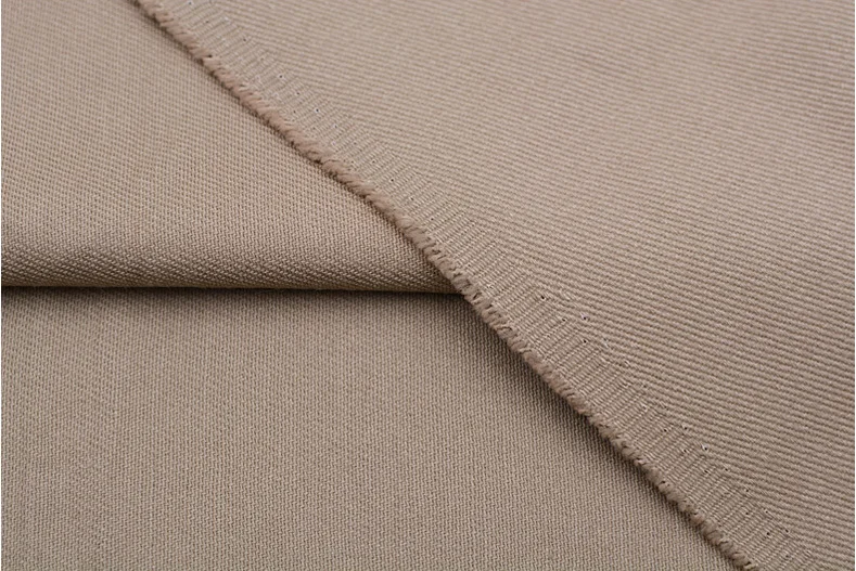 Factory wholesale 100% cotton twill  Khaki uniform fabric 16*12 108*56