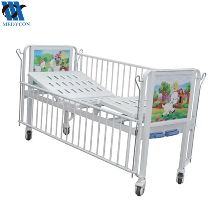 BDB01 Cartoon One Crank Hospital Bed Children Hospital Beds