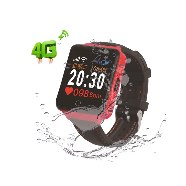 4G SOS GPS tracking H003 elderly smart watch with sim card