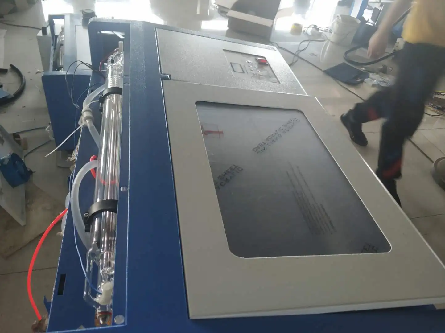 320 Small type 300*200mm co2 laser engraving machine for stamp engraving and making