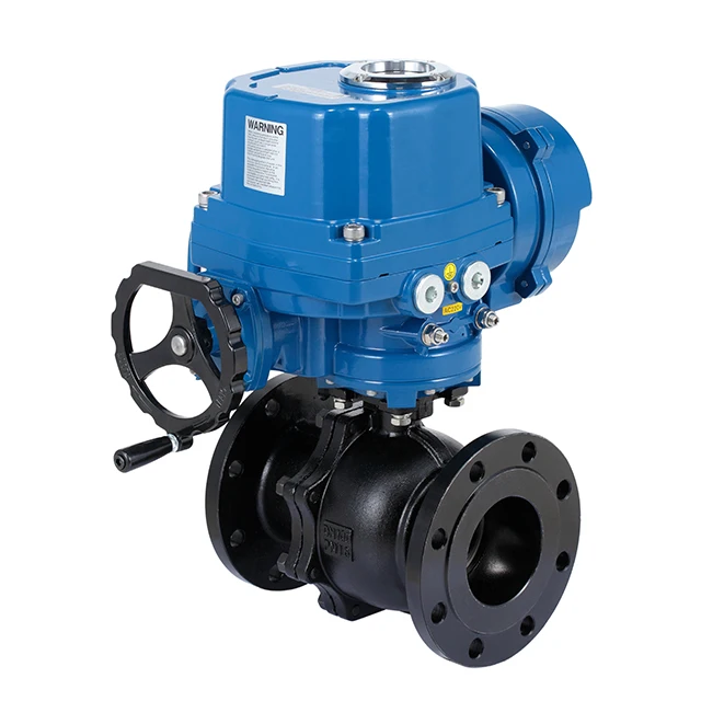 
2 Way 24V DC SS304 Explosion Proof Flange End Electric Actuator Ball Valve Motorized Flange Ball Valve 