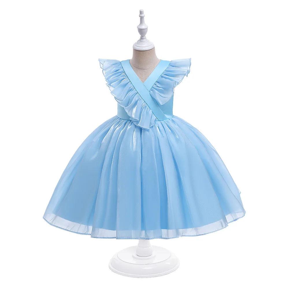 Children Clothing Little Baby Flower Costume Princess Girl Party Dresses 3 to 5 Years
