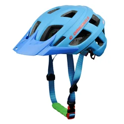 Latest design Matt White Color  High Quality MTB Enduro helmet with sun visor ZE