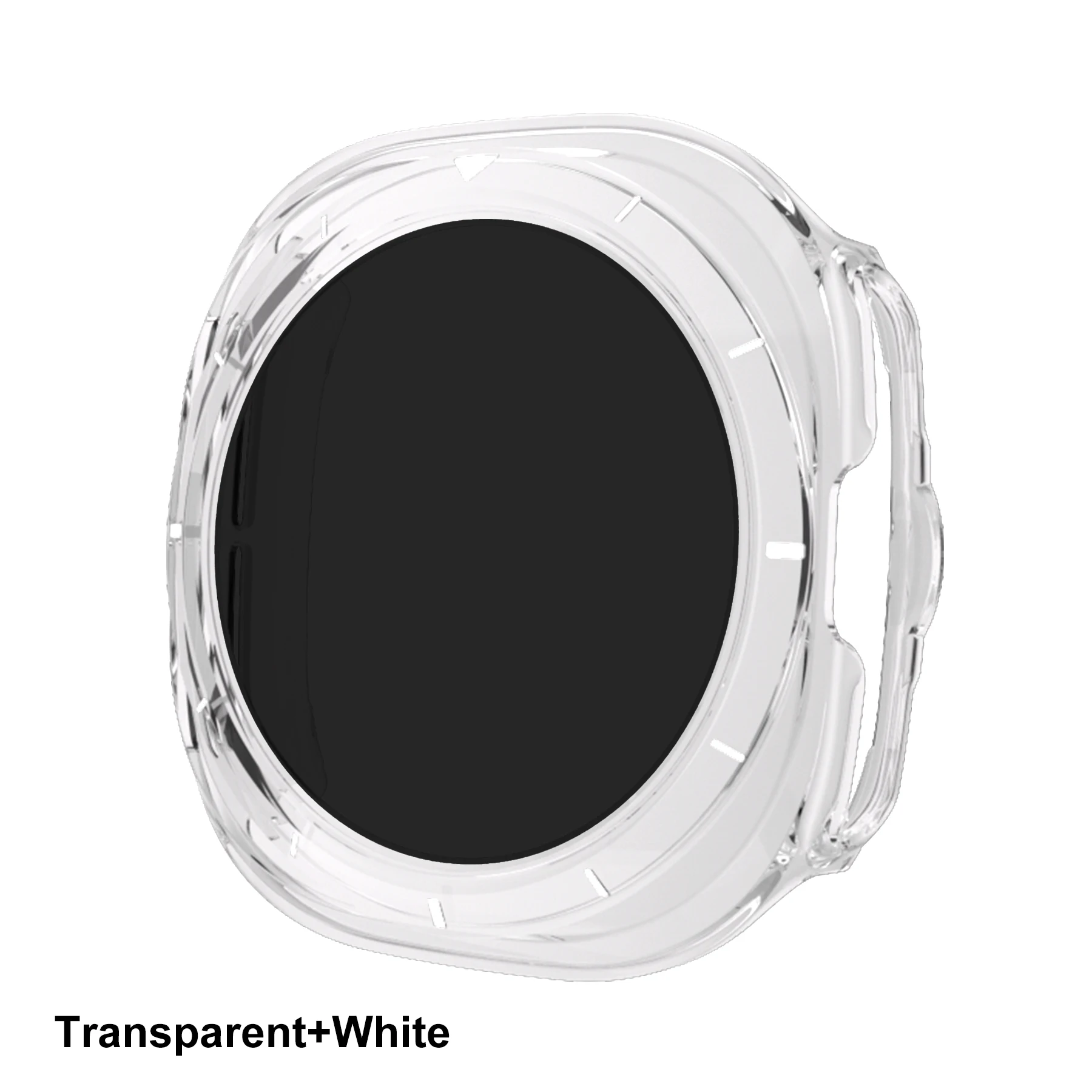 ERAYSUN Anti peeping shell membrane integrated scale protective case for Samsung Watch 7 Ultra 47mm