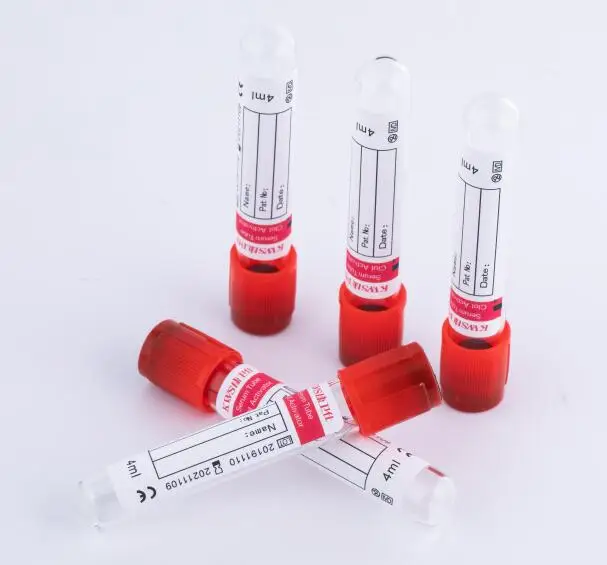 4ml Medical Use Disposable Serum Clot Activator Blood Collection Tube