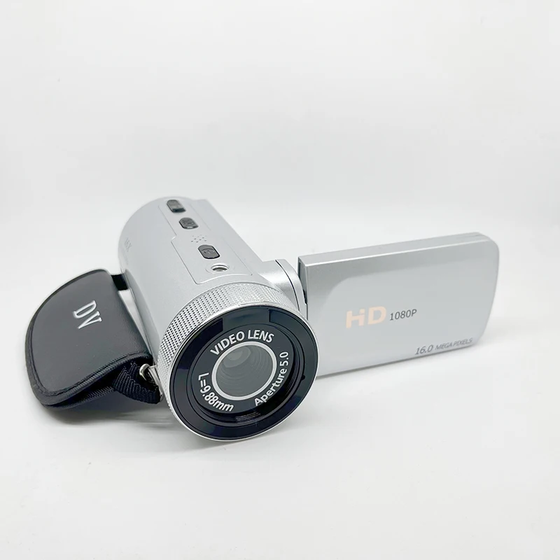 Rotatable Screen Hot sale Video Camera Camcorder 1080P 16MP 16X Zoom 2.4 Inch  Camcorder with Fill Light