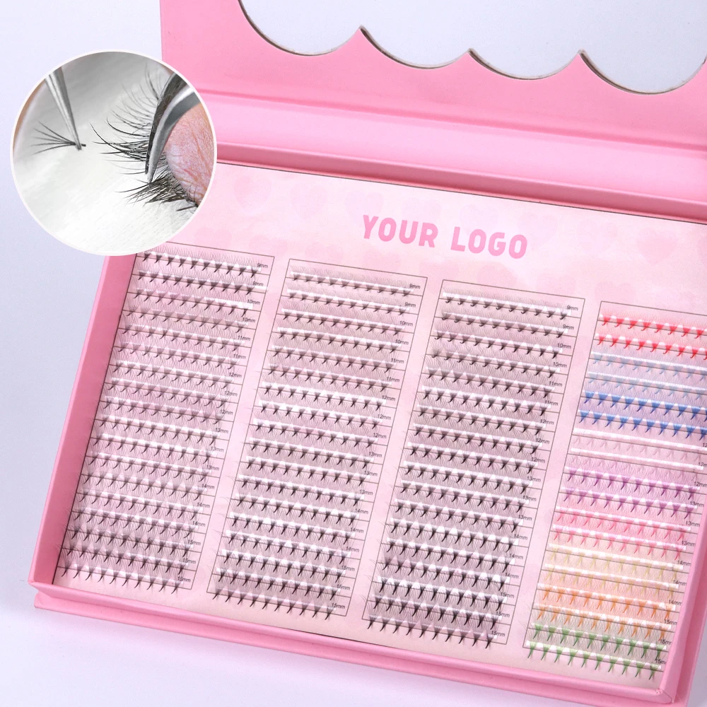 Factory Wholesale Ultra-Speed Promade Fans 3D 6d 7d 8d 9d Pointy Thin Base Russian Volume Lash Loose Premade Fans