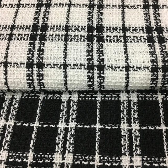 China Manufacturer Wholesale Tweed Fabric For Female Overcoat