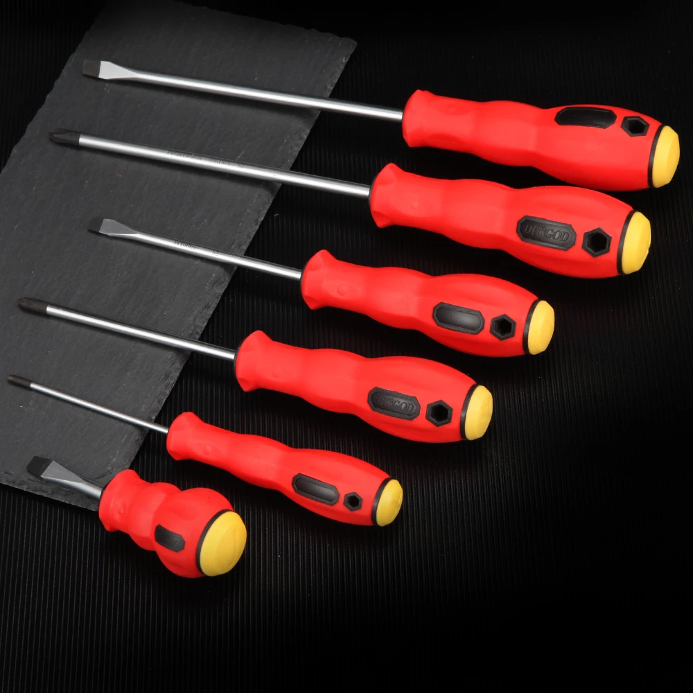 DILGOD Factory Wholesale High Quality PP TPE Oil Resistant Handle PH0 PH1 PH2 PH3 Industrial Screwdriver Set