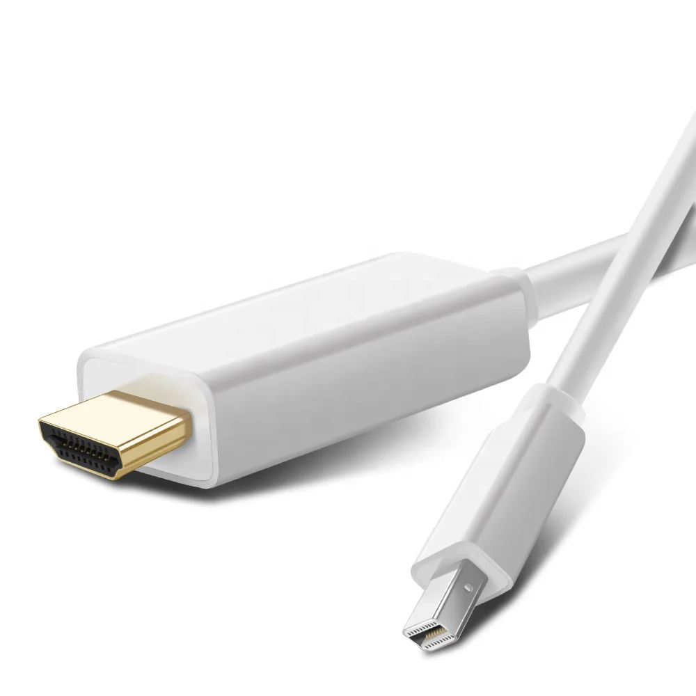  Vnew Mini DisplayPort штекер-HDMI штекер кабель позолоченный DP к 4K HDMI шнур поддержка