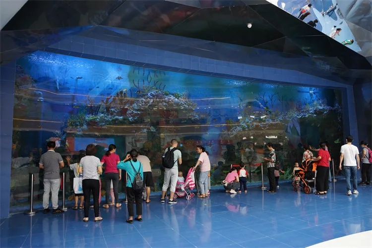 hot sell latest model transparent large clear acrylic aquarium acrylic fish tank round fish tank acrylic aquarium