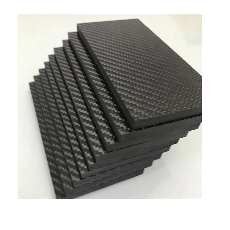 High quality 3K Twill Weave Carbon Fibre Sheet Price Carbon Fiber Strip  Matt Carbon Fiber Plate