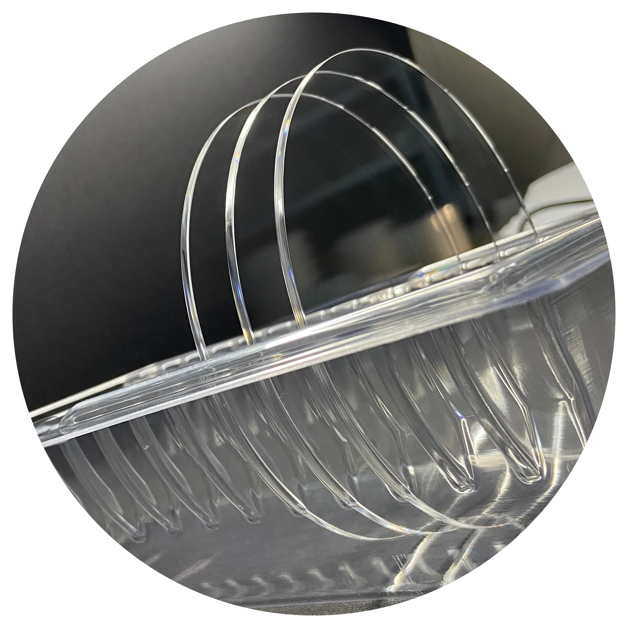 Transparent high temperature Quartz Disc Plate Double Side Polished