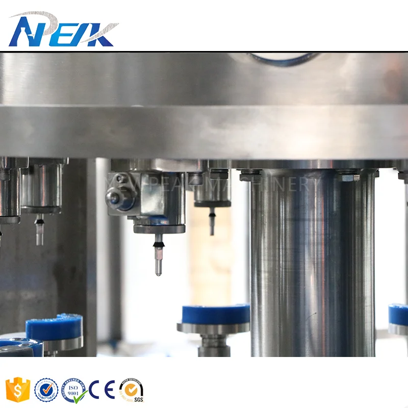 Small bottle carbonated drinks 3 in 1 filling production line