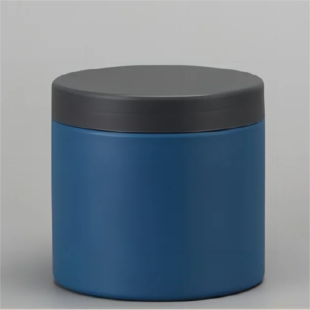 Hot sale Cylinder 400ml Cream Container Custom Color Transparent PET Plastic Jar Wholesale