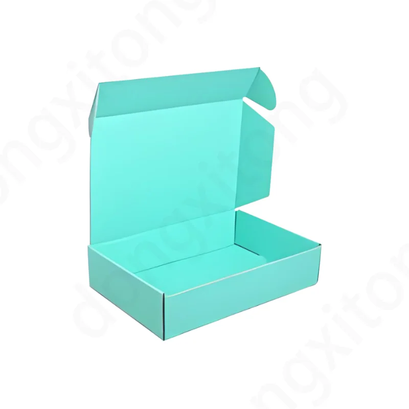 Popular Custom Logo Corrugated Mailer Box Rectangle-Shaped Kraft Paper Matt Lamination Food Electronic Equipment Express