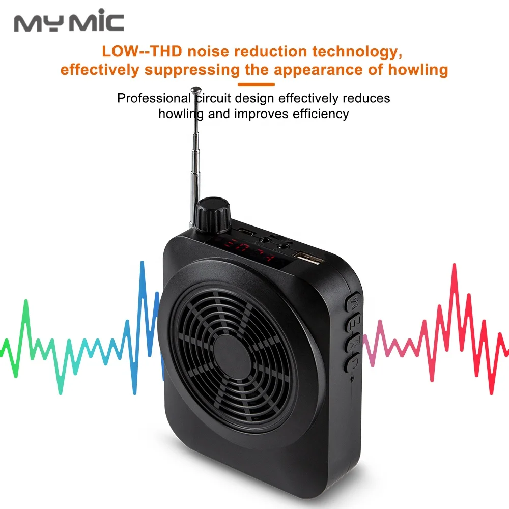 MY MIC New arrival XM3 Portable little bee Speaker Voice Loudspeaker Amplifier with lapel microphone for Tour Guide Teacher
