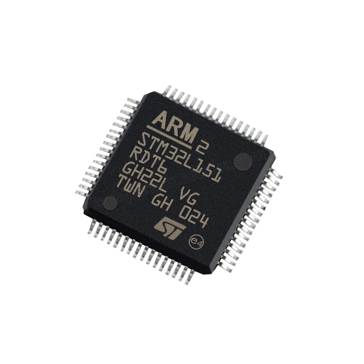 IC chip STM32L151C8T6 Electronic Components   STM32L151RCT6 Integrated Circuits LQFP48 MCU  STM32L151RDT6