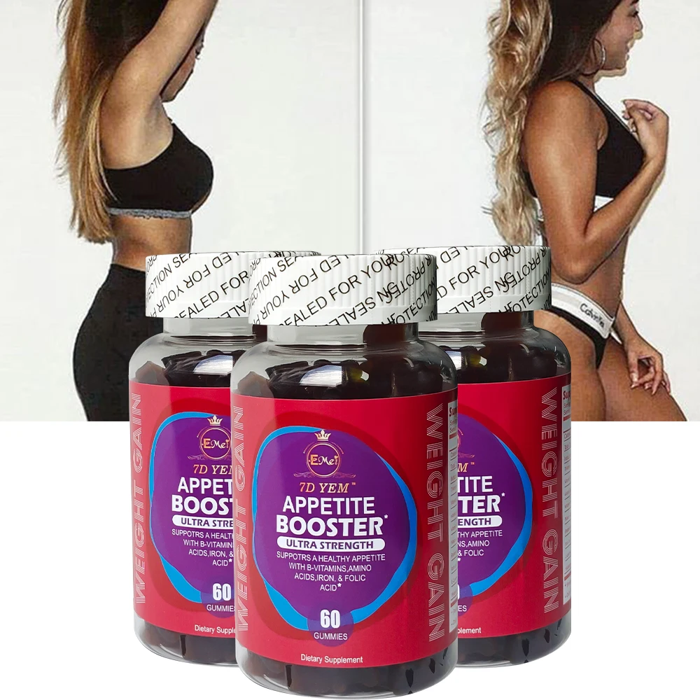 Appetite Enhance Gummies Best Selling Fast Wehight Gain Supplement Booster Health Care Gain Weight Gummies