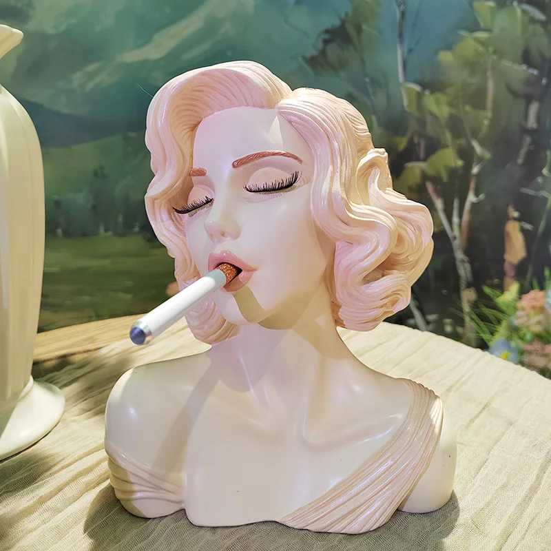 Headscents-Head Incense Burner Black Woman Solange-Headscents Incense Holder Black Women Face Head Scents Room Waterfall Decor