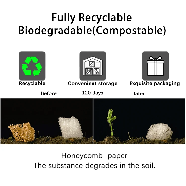 
ALPS Size 38CM*250M Recyclable Honeycomb Paper kraft honeycomb paper cushion pack kraft honeycomb wrap 