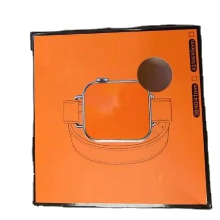 Paper box for leather watch strap