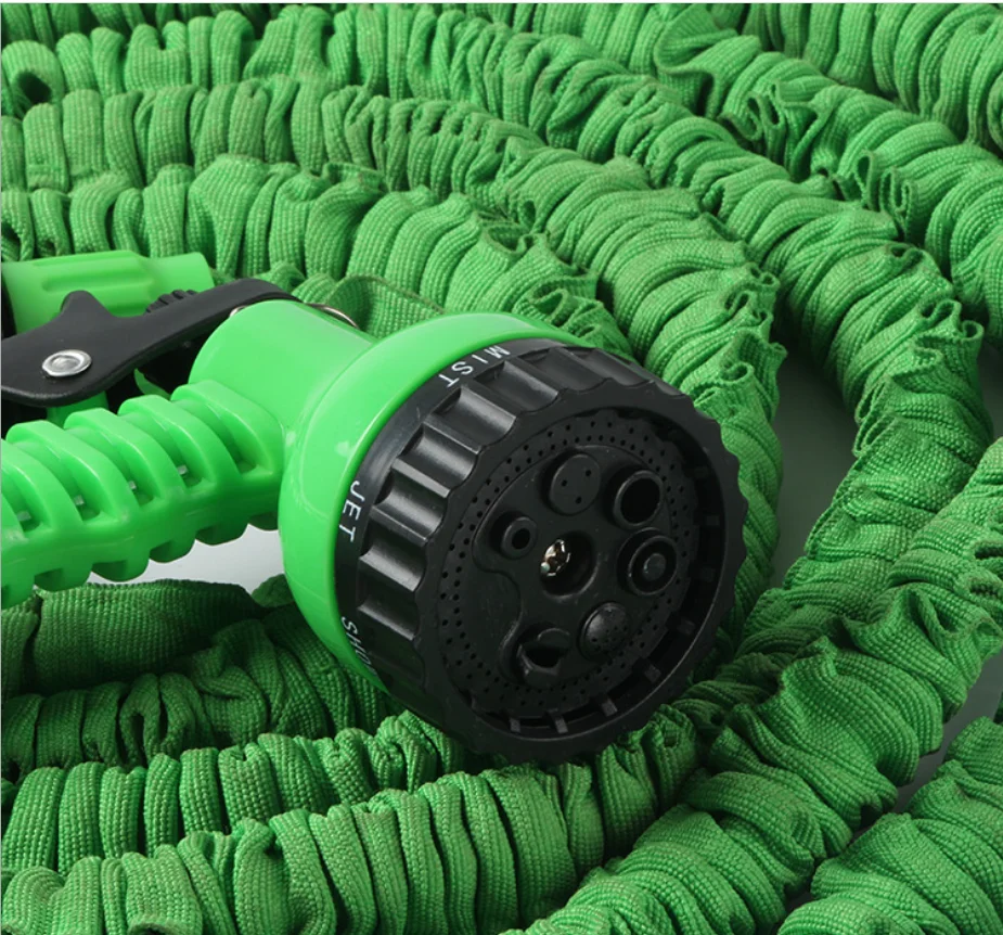 Flexible soft garden water hose for car garden high Pressure with Brass Connector Spray Nozzle water hose