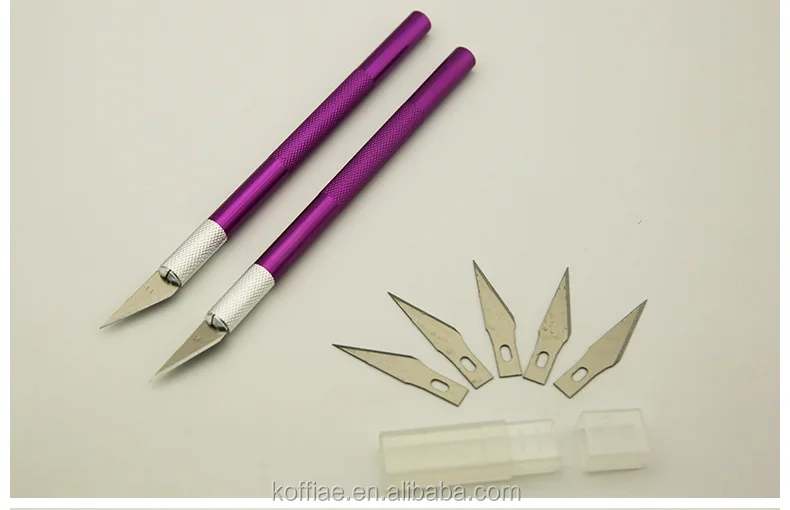 Knife Precision Blade for Car Wallpaper Vinyl,Cutting Paper, Tape, Vinyl, Shoes, & 5 Blades