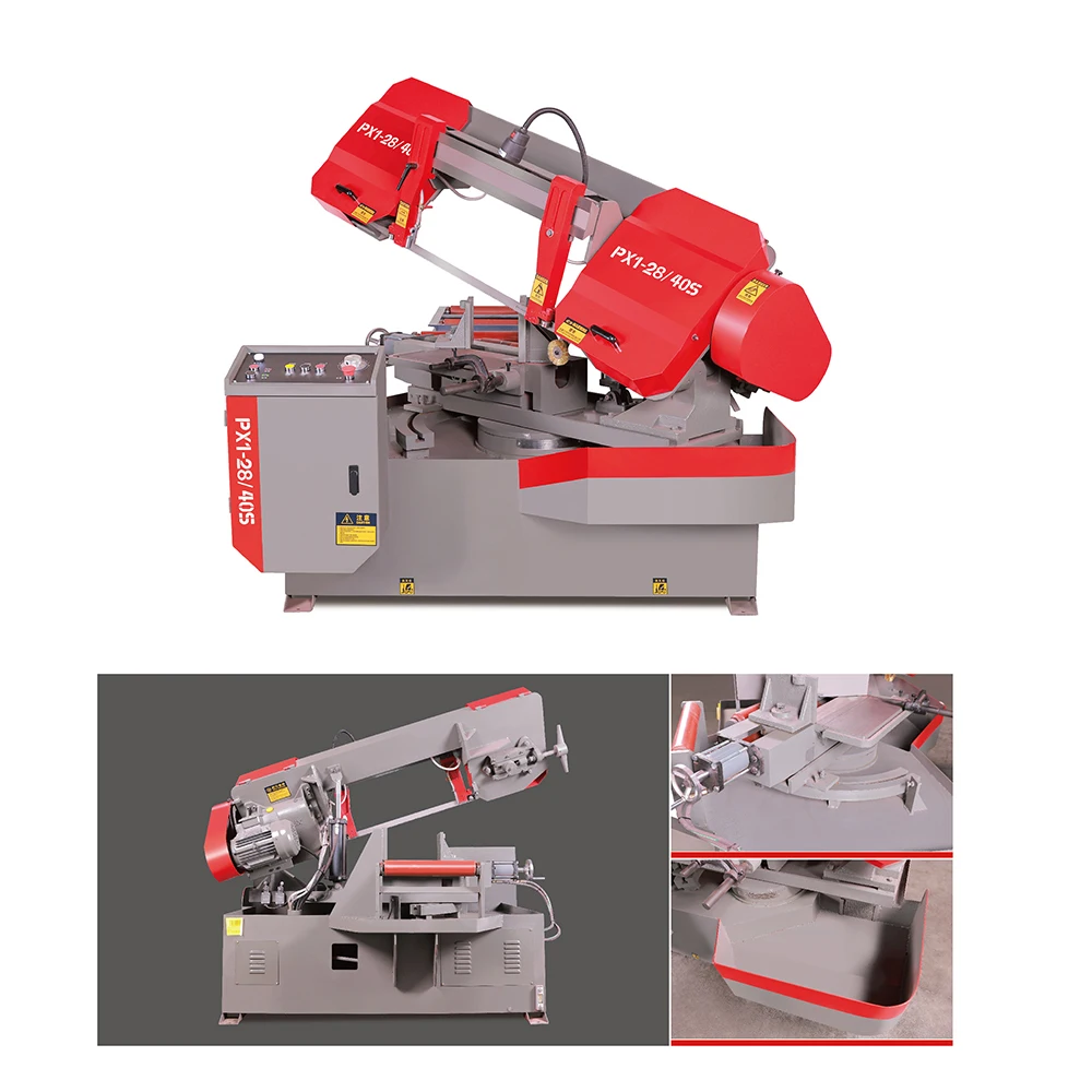 Tianshan Horizontal Band Sawing Machine GB4230X Angle 90 And 45 Reclining Cutting Band Saw Machine