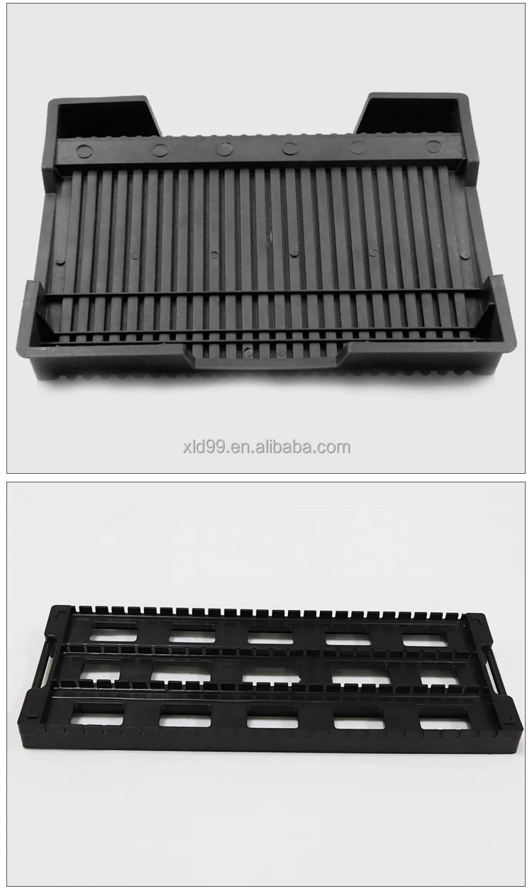 2021 new l style box smt reel storage pack 480*140*35mm circulation rack hard antistatic h type pcb tray esd