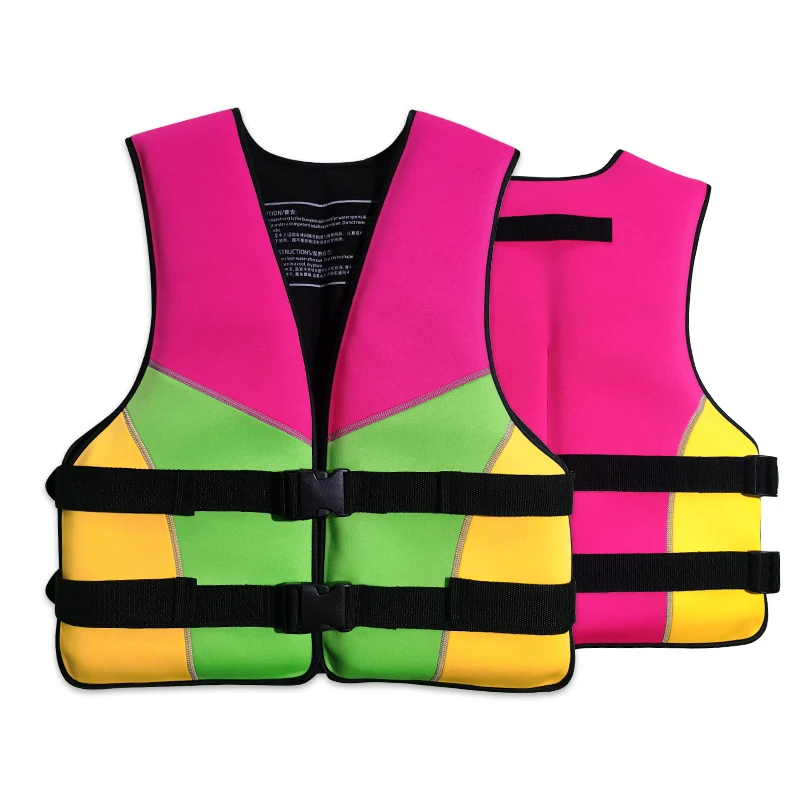 Wholesale adult swimming watersports life jacket Custom cheap prices safety rafting light water life vest