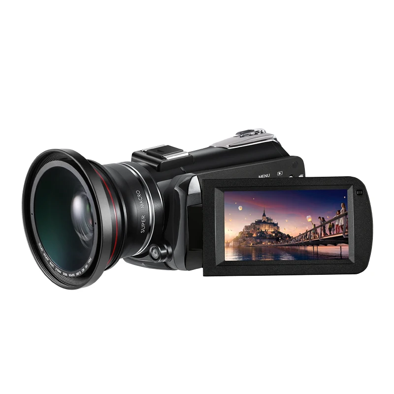  Широкоугольный объектив цифровой 4K Профессиональная беспроводная