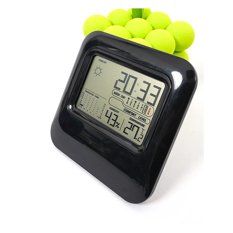 Source Factory Private Model Calendar Time Outdoor Temperature Humidity Thermometer Electronic Clock Wireless Weather Station