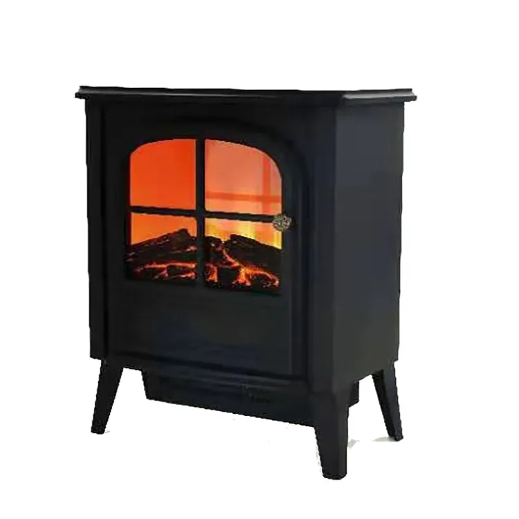 Living Room  1500W Indoor Freestanding Stove 3 Sded 3D Electric Fireplace Heater