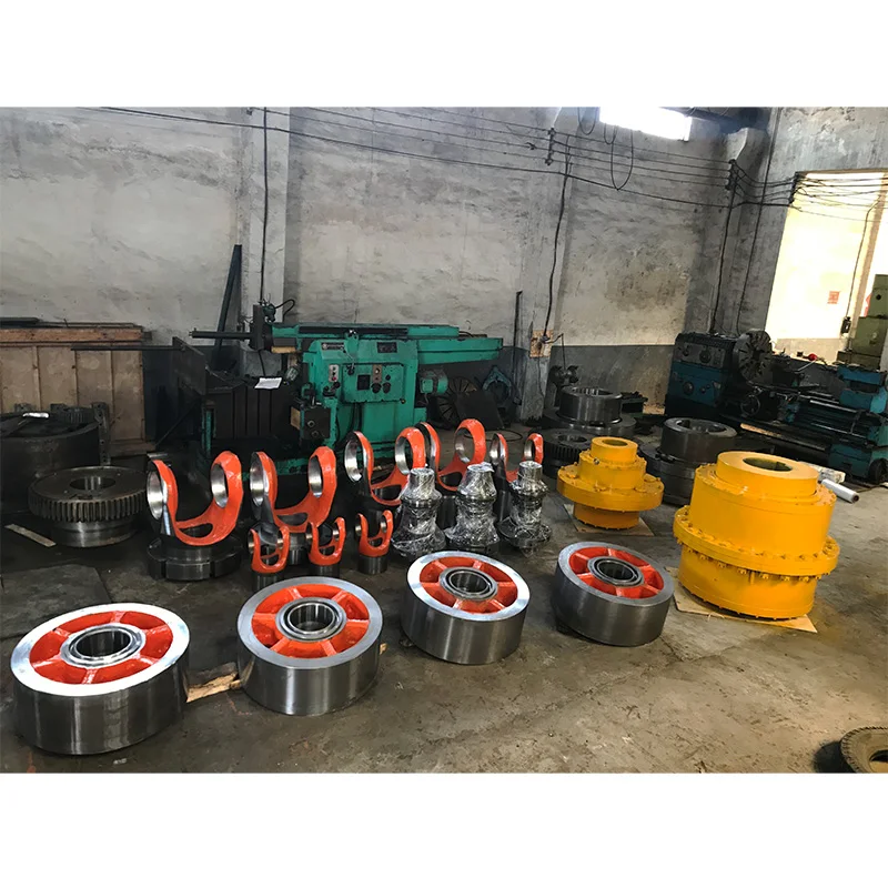 Custom Steel Casting Kiln Riding Wheel Rotary Kiln Large Support Roller